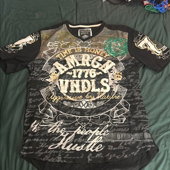 Black and White Short Sleeve Tee - Picture 1 of 5